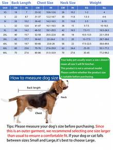 PETSIN 2/1pc Transparent Waterproof Dog Raincoat - Full-Body EVA Material Hooded Raincoat (Recommended To Purchase One Size Larger; Please Measure Your Pet's Body Size Before Purchasing To Ensure A Comfortable Fit) - Clear - View 6