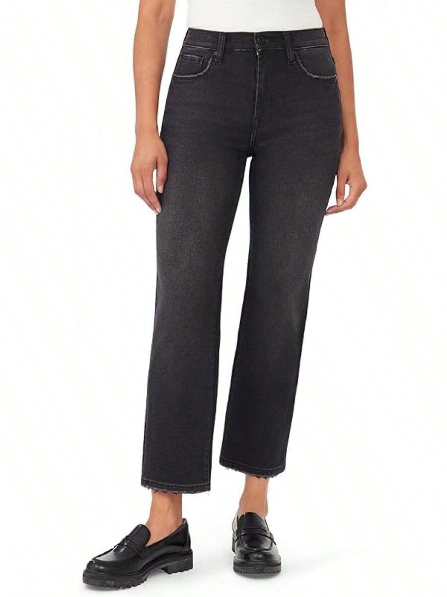 Kensie Jeans The Ella High-Rise Straight Leghalloween - Ramona - View 1
