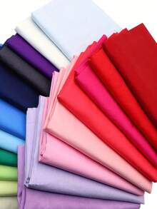 1pc Burgundy Polyester Twill Fabric, General Home DIY Pre-Cut Cloth - Burgundy - View 3