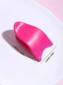 1pc False Eyelash Applicator Tweezer With Comb For Convenient Application Of Fake Eyelashes, Glue, And Using As Hair Clip, Beauty Tool In Pink - Hot Pink - View 6
