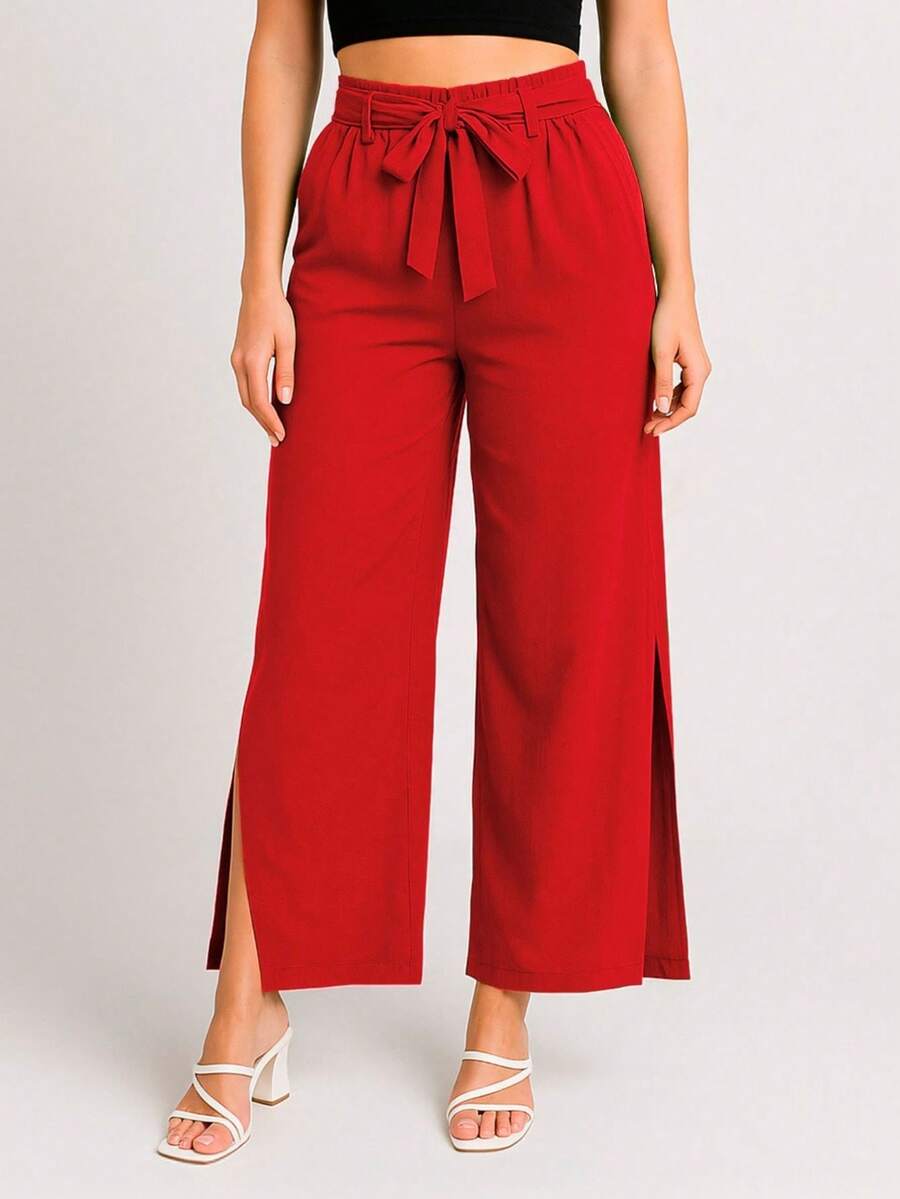 Swisz Women Pants - Red - View 1