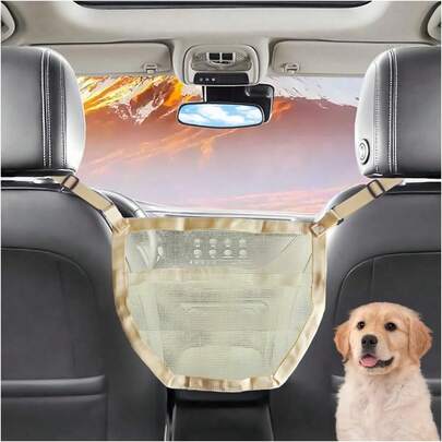 Soporte para cartera de coche, organizador de bolsillo de red entre asientos, asiento trasero para niños y mascotas, accesorios de almacenamiento interior de automóvil para mujeres y hombres