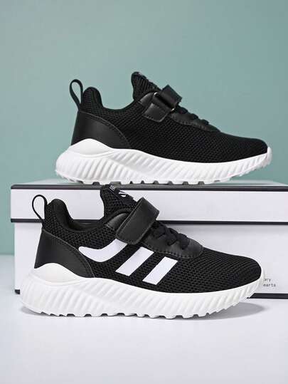 Kids' Fashion Sports Shoes, Breathable Mesh Fabric, Lightweight, Non-Slip, Durable, Running Shoes, Suitable For All Seasons