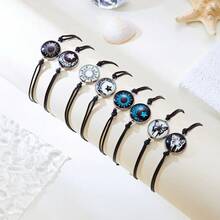 2 Pcs/Set Luminous Braided Rope Couple Bracelets For Lovers Sun Moon Butterfly Glow In The Dark Chains Noctilucent Jewelry Gift