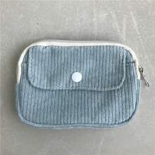 2025 Nuevo Monedero Simple para Mujeres y Niñas, Carteras de Moda, Dulce y Portátil, Pequeña Bolsa para Auriculares, Cartera Retro para Mujeres - Azul - Ver 14