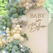 DBaby In Bloom Sign 16 X24 Felt Letter Baby Shower Sign Baby In Bloom Party Decor Backdrop For Boy Or Girl Baby Shower Gender Reveal 1st Birthday Gillter Gold - 閃光金 - 查看 3