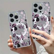 Compatible con phone 16 Pro, 15/14 Plus, 13/12/11 Pro. Nueva funda magnética transparente de acrílico con diseño clásico y resistente. Funda de alta calidad para hombres y mujeres. - Colores mixtos 1 - Ver 6