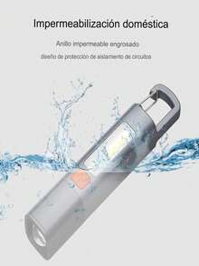 Long Range LED Flashlight Focus 1000 Meters USB With Tripod - 白光 - 查看 6