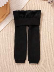 1 件儿童百搭保暖内衬紧身裤，百搭冬季保暖打底裤，适合男婴和女婴 - 彩色 - 查看 14