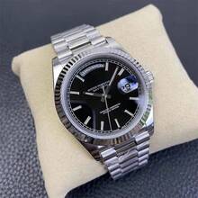 Factory Low Price Laojia EW Log Weekday Dual Calendar Fully Automatic Mechanical Steel Band Men's Sapphire Waterproof Men's Watch Factory Direct - White - View 10