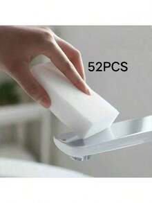 16/26pcs Magic Cleaning Sponge, Foam Cleaning Pad, Multi-Purpose Household Cleaning Sponge, Dishwashing Sponge, Suitable For Furniture, Bathroom, Bathtub, Sink, Floor, Wall Cleaning, Cleaning Supplies, Home Goods, Suitable For School, Kitchen, Bathroom, Home Use - White - View 15