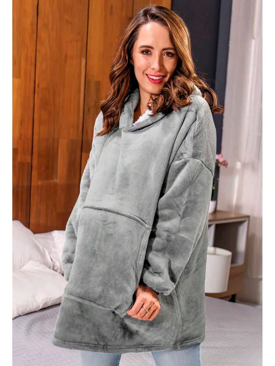 Women Lounge Robes - Jasper Grey - View 1