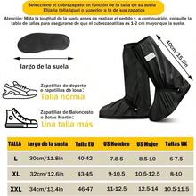 TOPONE Botas para Lluvia, Protector de Zapatos Impermeable para Hombre y Mujer, Cubrebotas con Tira Reflectante y Cremalleras, Calzado de Lluvia Nieve y Funda para Tenis, Rain Boots ReutilizableXL - Blanco-L - Ver 3