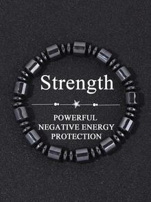 Evil Eye Beaded Bracelet For Protection – Hematite Absorb Negative Energy Spiritual Jewelry For Women Men, Luck & Evil Energy, Courage, Grounding - Multicolor - View 7