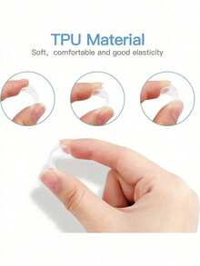 Resin Ring Adjuster, Invisible Ring Sizer Pad, Suitable For Loose Rings, Fits All Finger Sizes. Invisible Ring Sizer Adjuster, Suitable For Loose Rings - Multiple Finger Sizes Available, Comfortable And Protective. Adjustable Clear Tightener, Sizer Adjustment Tool, Jewelry Protector, Suitable For Loose Rings. Ring Adjuster Fits Any Ring, Multiple Sizes Available. Women's Ring Adjuster. - Multicolor - View 11