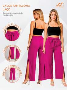 Swisz Women Pants - Hot Pink - View 3