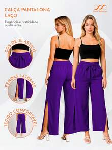 Swisz Women Pants - Red Violet - View 3