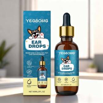 Dog Ear Care Drops - Gentle Cleansing And Nourishing Formula For Pet Ear Care