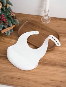 1pc Print On Demand Name Pattern Baby Silicone Bib Custom Baby Tableware Baby Adjustable Bibs Personalized Customization Baby Gifts