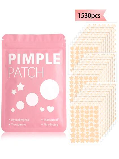 1530pcs Pink, Black, White, Blue, Purple, Green Star Pattern E-Star Face Stickers, Essential For Photography, Face Painting, Suitable For Parties, Gatherings And Fun Activities. 240/40pcs Set, Affordable Price, Can Be Used As Christmas Gifts, Makeup Tools, Etc.