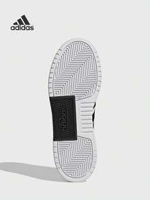 Adidas (ADIDAS) Adidas Neo 100DB Shock Absorbing Anti-Slip Durable Low-Top Casual Retro Basketball Sneakers, Unisex - Black and White - View 6