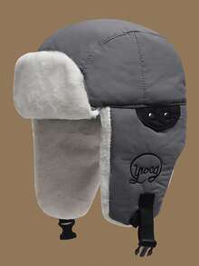 Classic Autumn/Winter Checkerboard Knit Beanie Hat For Women, Korean Fashion Chic, Suitable For Large Head Circumference, Warm Knitted Cap, Versatile Christmas Accessory