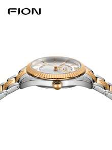 FION Women's Quartz Bracelet Watch Round Analog Watch For Ladies With Luxury Diamonds Dial Ladies' Casual Dress Watch