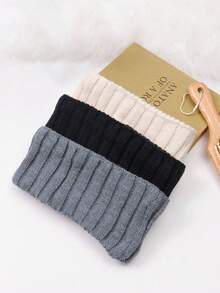 1pc Women's Winter Knitted Hairband, With Thick And Warm Padded Lining To Protect Ears And Necks. Suitable For Both Men And Women. Perfect For Cycling, Outdoor Activities, And Wearing In Cold Weather. Women's Hairband | Women's Winter Hairband Warm Headband Winter Hair Accessories Women Bandanas - 彩色 - 查看 5