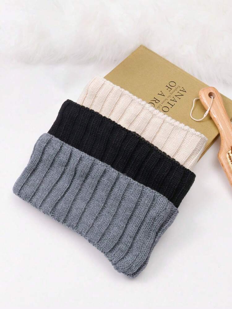 1pc Women's Winter Knitted Hairband, With Thick And Warm Padded Lining To Protect Ears And Necks. Suitable For Both Men And Women. Perfect For Cycling, Outdoor Activities, And Wearing In Cold Weather. Women's Hairband | Women's Winter Hairband Warm Headband Winter Hair Accessories Women Bandanas - 彩色 - 查看 5