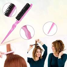 6pcs Hair Brush Set, Including Nylon Teasing Brush, Double-Sided Hair Brush, Smooth Comb, Rat Tail Comb,Hair,Travel,Hair Products,Hair Tools,Hair Stuff,Barber,Barber Accessories,Barbershop,Hairdressing Equipment