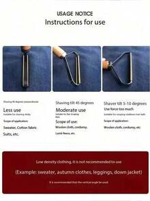 1pc Gentle Pet Hair Remover Brush Cats And Dogs, Effective Fur Scraper With Metal Blades Sofa, Carpet, Car Bedding| Manual Deshedding Furniture & Clothes,Cleaning Tools - 彩色 - 查看 7