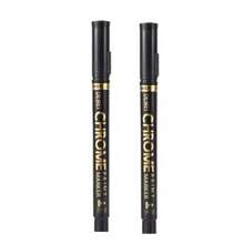 1 支金属镀铬记号笔，防水油漆笔，适用于 DIY 模型