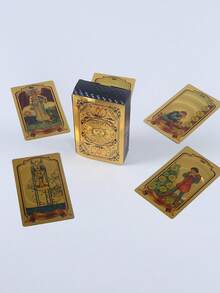 Bộ bài Tarot cổ điển - 80 lá bài Golden Sun kích thước 4.7in*2.8in (12cm*7cm) dành cho người mới bắt đầu - Bài Tarot đa chế độ, nguyên bản - Bài Tarot chống thấm nước và chống rách - Hướng dẫn bộ bài Tarot, ý nghĩa các lá bài Tarot cho người mới bắt đầu và chuyên gia - Bói toán, dự đoán tương lai, bài Oracle, bài Tarot Giáng sinh, Halloween, Lễ Tạ ơn, quà tặng, vận mệnh, tương lai, lời tiên tri (Kèm hướng dẫn sử dụng đầy màu sắc) - Nhiều màu - Xem 8