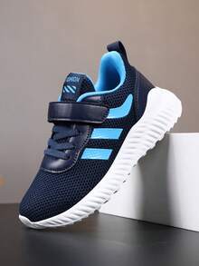 Breathable Mesh Casual Sneakers For Teenagers, Lightweight, Non-Slip, Durable, Running Shoes, Suitable For All Seasons - Blue - View 7