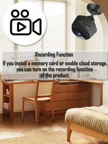 Kabellose WLAN-Kamera Sicherheit Haus Raum Körperkameras Nanny Cam Smart Home Innen- und Außenkameras Haustier Hund Baby Kamera 720P Haus tragbare Kamera Mini Raum Nachtsichtkamera, keine WLAN-Tür Kamera, 400mAh.