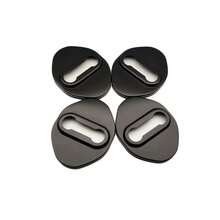 4pcs Car Door Lock Protector Covers, Anti-Rust Plastic Cushion For BMW F30 Audi A3, Universal Car Door Accessory Protection Sleeve - Multicolor - View 8