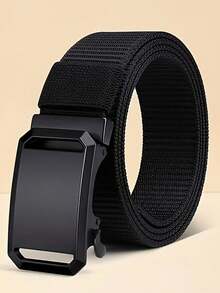 Ratchet Belts For Men - Fashion Belt Man Nylon Fabric For Casual Jeans - Adjustable Waist - Multicolor - View 2