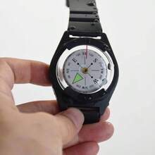 Wrist Compass - Waterproof Pocket Compass - Basic Orienteering - Easy To Read - Hiking, Camping, Outdoor Activities - Initial - View 7