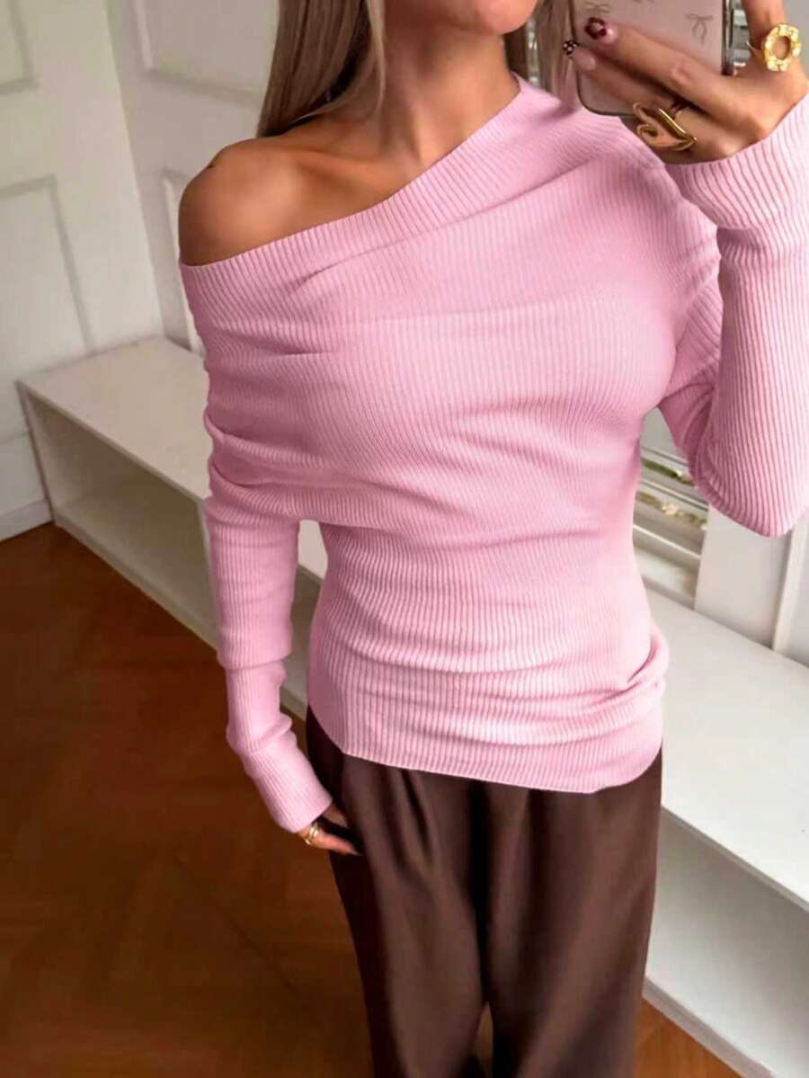 Women's New Simple Versatile Casual Cute Sweater