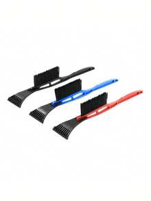 1-Pack Detachable 2-In-1 Snow Shovel And Brush Combo - Heavy Duty Winter Automotive Exterior Tool With Ergonomic Handle, Multi-Function Snow Shovel And Ice Scraper, Car Snow Shovel