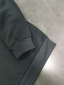 Teen Boy Raven Compass English Graphic Casual Pullover Sweatshirt, Suitable For Streetwear, Outdoor, Daily Wear