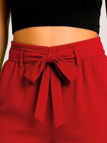 Swisz Women Pants - Red - View 2