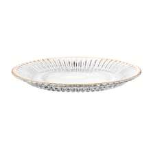 Set Of 4 Dessert Plates 20cm With Gold Rim By Imperatriz Wolff - trắng - Xem 4