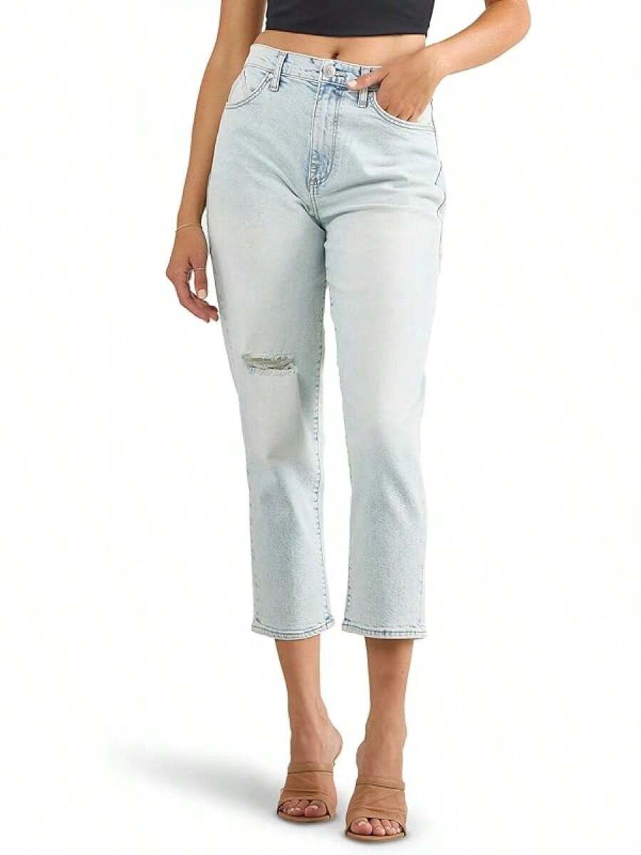 Womens Shea High Rise Straight Ankle Jeanhalloween