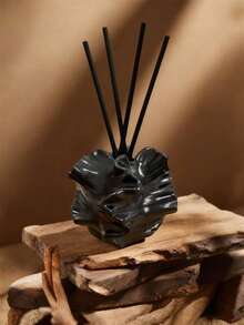 1个优雅花瓣形藤编香薰瓶，高端家居香氛容器，适合房间装饰，独特的精油装饰瓶，奢华香薰机，卧室、客厅、办公室的理想之选。 - 多色 - 查看 10
