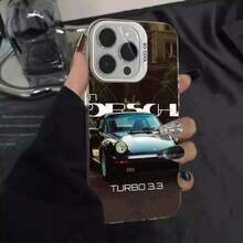 1PC 911 P- 992 GT3RS Funda para Teléfono Funda IMD color plata para 17 16 15 14 13 12 11 Pro Max Plus - Z6 - Ver 13