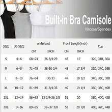 Womens Modal Built-In Bra Padded Camisole Yoga Workout Tank Tops Adjustable Straps Soft Basic Cami Undershirt - Black - View 10