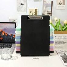 1 pieza Carpeta de archivo A4 y caja de almacenamiento 2 en 1, portapapeles de escritura ligero adecuado para uso escolar y de oficina - Material de PP, adecuado para la escuela y la oficina