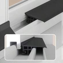 1米铝合金窗户边条挡水条密封条阳台挡水条推拉窗防风防水板