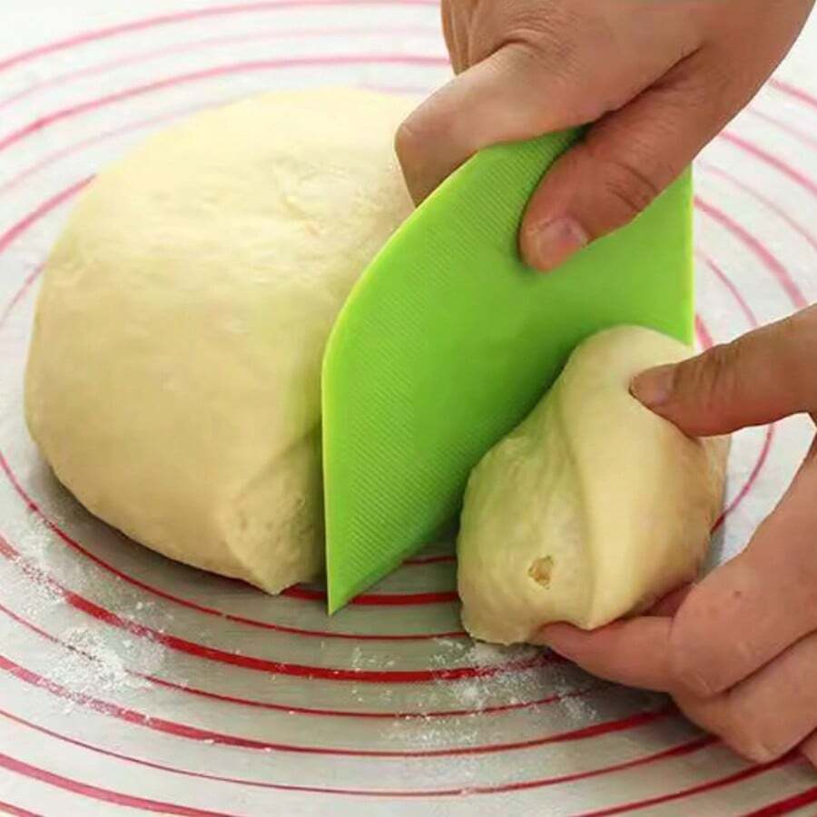 Espátula de silicona verde multiusos: perfecta para hornear, glasear y talla grande